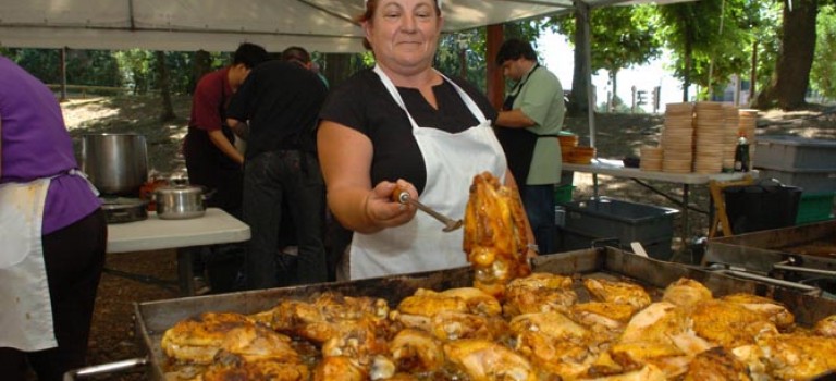Fiesta del pollo asado de Ribadumia